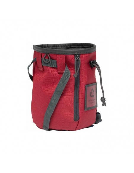 chalk pocket zip (burgundi) - bolsa de magnesio - snap