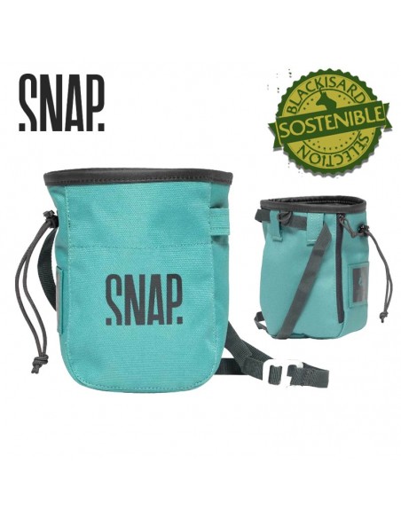 chalk pocket zip (green) - bolsa de magnesio - snap