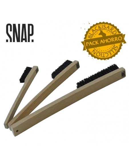 katana set (s+m+l) - kit de 3 cepillos para boulder y rocódromo - snap