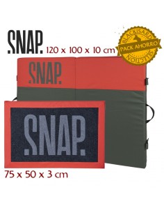 pack hop + plaster (grenadine) - crash pad con colchoneta auxiliar - snap climbing