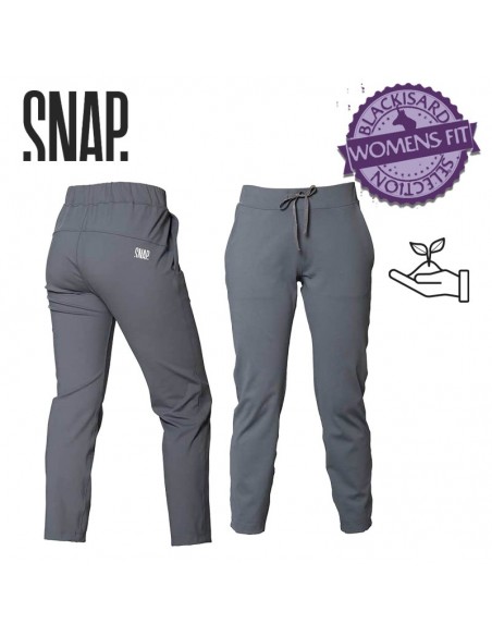 wave pants (dark grey) - pantalones escalada mujer - snap