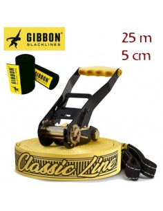 classic line xl (25m) treewear set - slackline clásica - gibbon