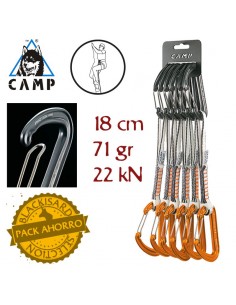 photon wire express ks dyneema (18cm) pack de 6 cintas express - camp