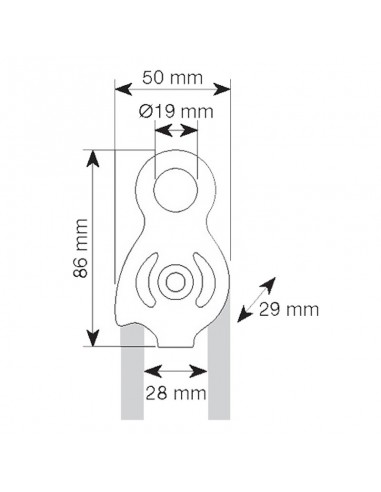 sphinx pro - polea ultracompacta - camp