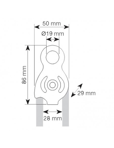 sphinx pro - polea ultracompacta - camp