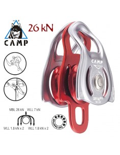 dryad pro - polea doble compacta - camp