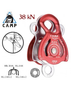 janus - polea doble multifunción - camp
