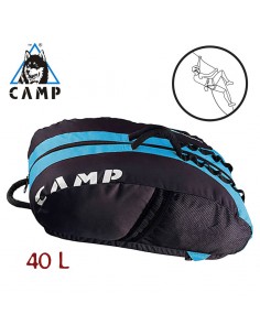 rox - mochila de escalada 40 l (sky blue - black) - camp