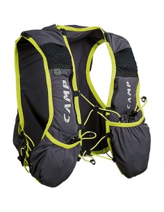 trail force 10 - mochila multisport 10l M-L (Anthracite grey/lime) - camp 2
