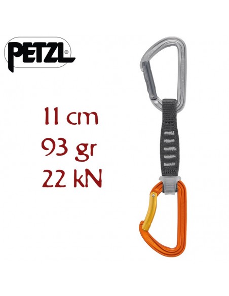 spirit express 11 cm - cinta express para escalada deportiva - petzl