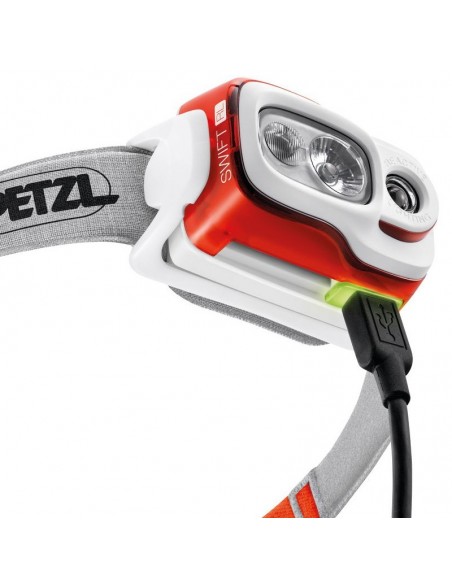swift rl blue - linterna frontal compacta, ultrapotente y recargable - petzl