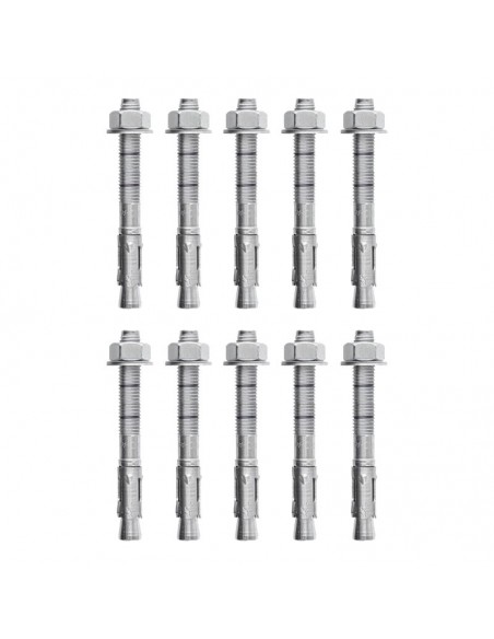 pack 10 parabolt inox. a 316l m10 x 90mm - tornillo expansión inoxidable - fixe