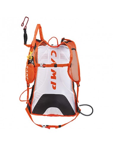 rapid racing - mochila esquí de travesía 20l (orange/white) - camp