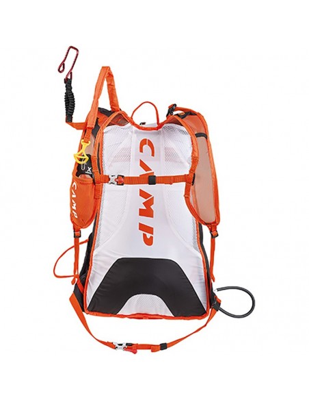 rapid racing - mochila esquí de travesía 20l (orange/white) - camp
