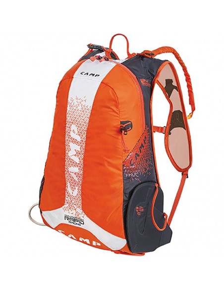 rapid racing - mochila esquí de travesía 20l (orange/white) - camp