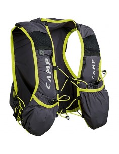 trail force 5 - mochila running 5l m-l (anthracite grey/lime) - camp 2