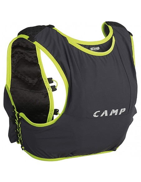 trail force 5 - mochila running 5l m-l (anthracite grey/lime) - camp