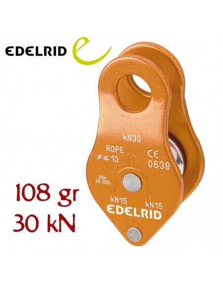 easy - polea compacta y ligera - edelrid