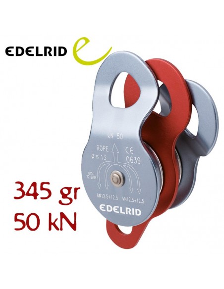 roll double - polea doble de placas oscilantes - edelrid