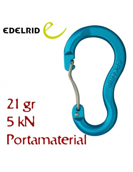wave - mosquetón auxiliar - edelrid