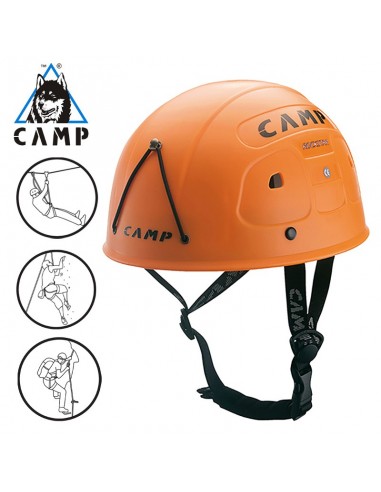 rockstar - casco versátil y sólido (orange) - camp