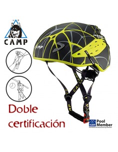speed comp - casco esquimo doble certificación (54-60cm - black) - camp