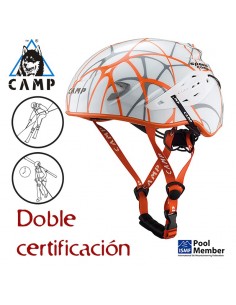 speed comp - casco esquimo doble certificación (54-60 cm - white) - camp