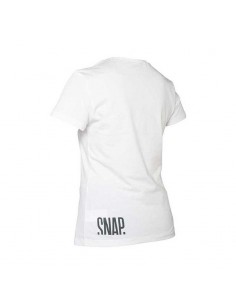 logo t-shirt (white) - camiseta manga corta mujer - snap 2