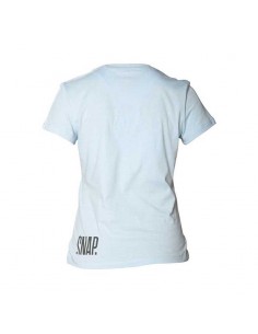 logo t-shirt (light blue) - camiseta manga corta mujer - snap 2