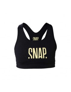 classic bra (black) - top escalada mujer - snap 2