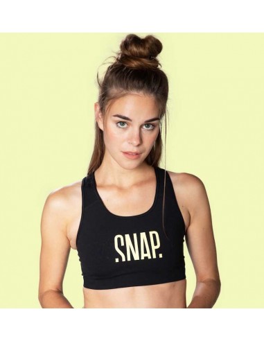 classic bra (black) - top escalada mujer - snap