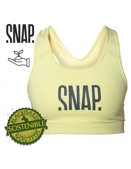 classic bra (yellow) - top escalada mujer - snap
