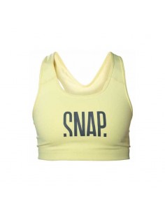 classic bra (yellow) - top escalada mujer - snap 2