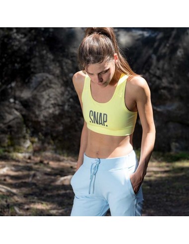 classic bra (yellow) - top escalada mujer - snap
