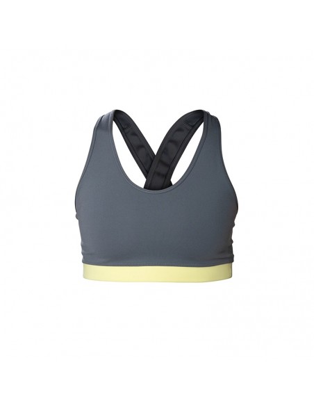 crossed bra (dark grey) - top escalada mujer - snap