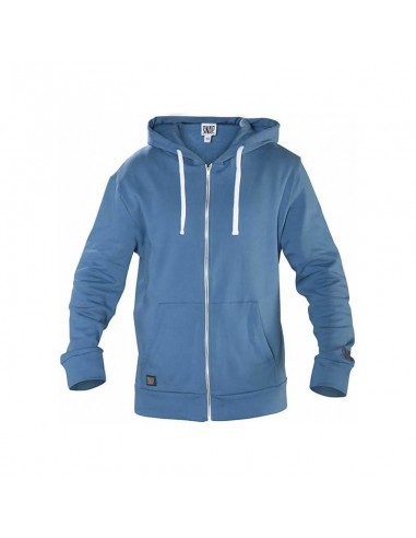zip hoody (steel blue) - sudadera unisex con cremallera - snap