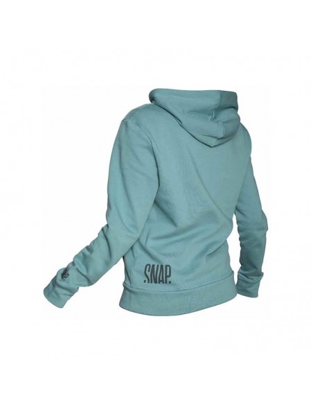 zip hoody (green) - sudadera unisex con cremallera - snap
