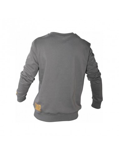 logo sweater (dark grey) - jersey unisex - snap