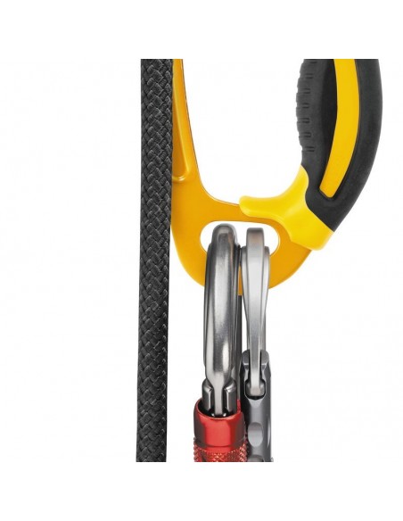 pack polea rollclip a triact-lock + barra captiv + puño ascension - petzl