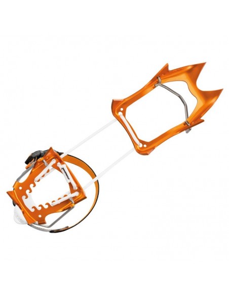 pack arnés choucas light de blue ice + crampones leopard leverlock fil + piolet ride de petzl