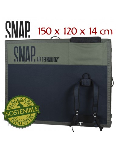 grand wham - crash pad 150 x 120 x 14 cm - snap climbing
