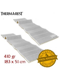 pack 2 colchonetas aislante z-lite sol - thermarest