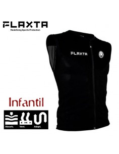 behold junior - chaleco para niños (negro) - flaxta