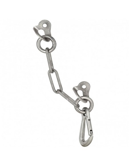 reunión d draco 1 mosquetón inoxidable a316l d12mm - fixe