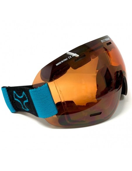 pack casco gara 2 (black-yellow) + aero 2 lents orange - ski trab