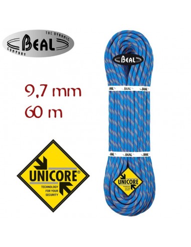 booster dcvr unicore 9,7mm (60m) - cuerda escalada deportiva - beal