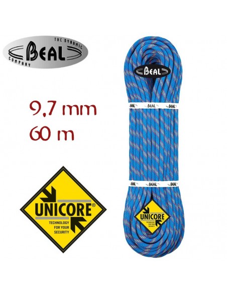 booster dcvr unicore 9,7mm (60m) - cuerda escalada deportiva - beal
