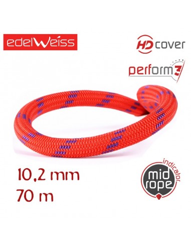 element ii 10,2 mm perform 3 - cuerda dinámica 10,2 mm (70m) - edelweiss