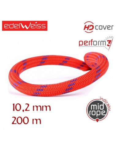 element ii 10,2 mm perform 3 - cuerda dinámica 10,2 mm (200m) - edelweiss