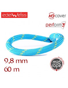 curve 9,8 mm perform 3 - cuerda dinámica 9,8 mm (60 m) - edelweiss